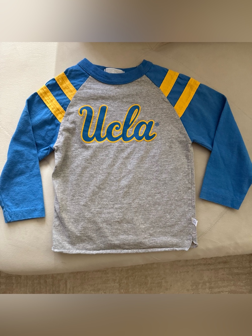 UCLA baseball Raglan Long Sleeve Shirt